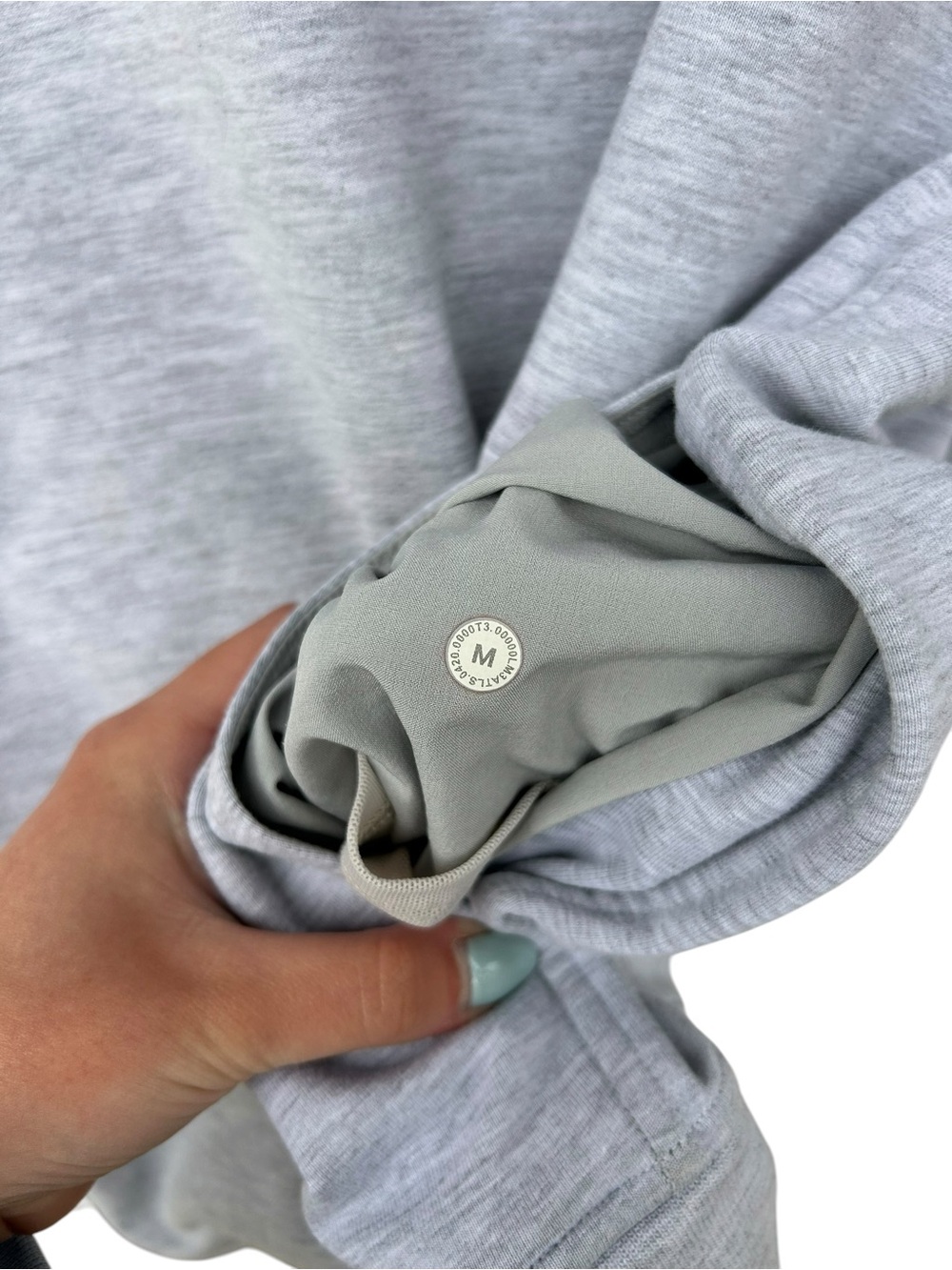 Lululemon Men’s City Sweat Pullover Hoodie - Size Medium - Light Gray - Picture 7 of 7